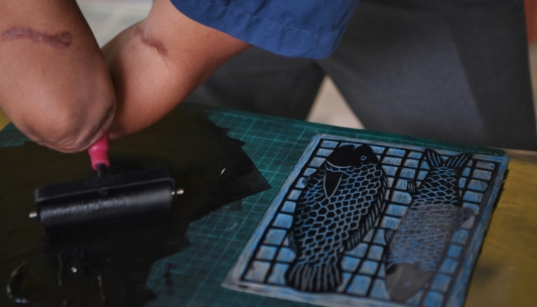 Open Studio Cambodia represents several contemporary artists selling their pieces out of an airy studio in Siem Reap. AFP Open Studio Cambodia represents several contemporary artists selling their pieces out of an airy studio in Siem Reap. AFP