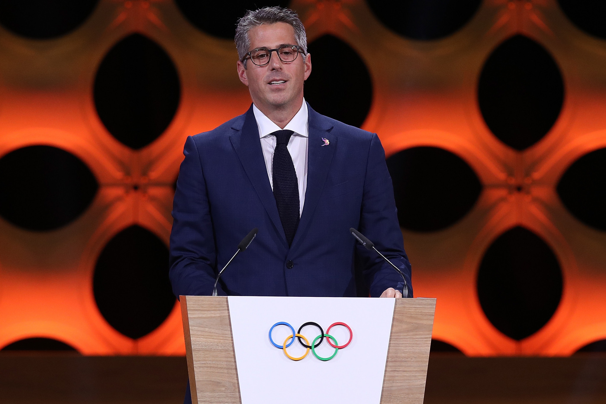 洛杉矶奥组委主席瓦瑟曼表示，东京奥运会如果能够举办，将有机会成为“真正特别的一届盛会”，他同时否认2028年洛杉矶奥运会是最后一届奥运会。（盖帝图片社照片）