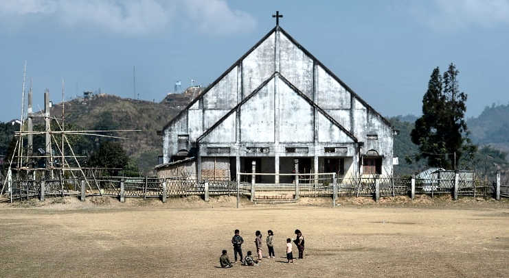 Many Naga tribespeople from Myanmar cross the border into India to attend school, sell vegetables or visit a hospital. AFP Many Naga tribespeople from Myanmar cross the border into India to attend school, sell vegetables or visit a hospital. AFP