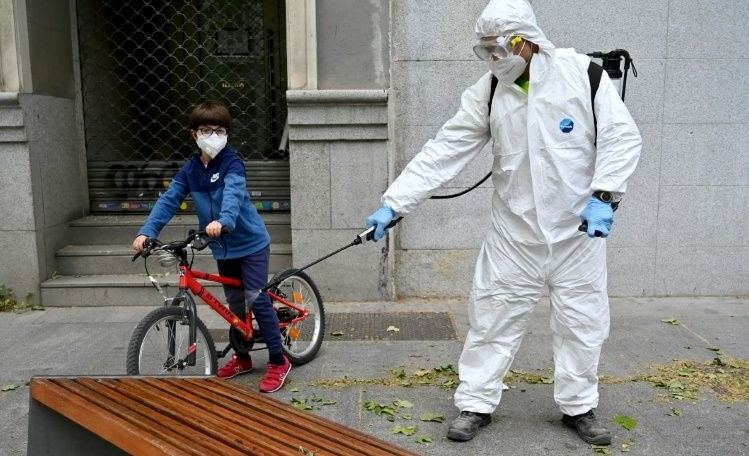 For the first time in 7 weeks Spaniards will be allowed out to exercise on their own. AFP For the first time in 7 weeks Spaniards will be allowed out to exercise on their own. AFP