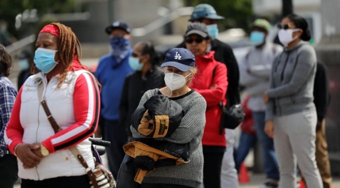 Trump's worst-case scenario of 100,000 deaths could be reached by next month. AFP Trump's worst-case scenario of 100,000 deaths could be reached by next month. AFP