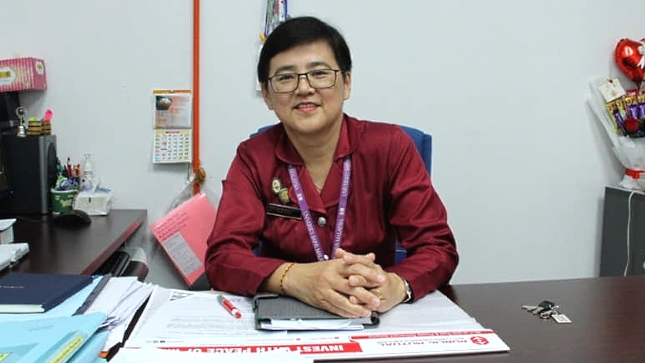 Tan counts herself fortunate to have a supportive family in pursuing her goal in life. SIN CHEW DAILY Tan counts herself fortunate to have a supportive family in pursuing her goal in life. SIN CHEW DAILY