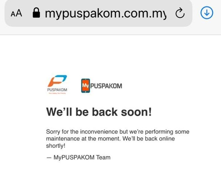预约 puspakom MyPuspakom Registration
