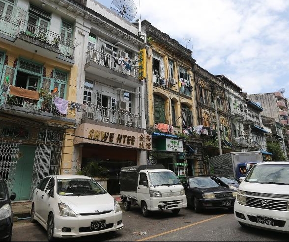 Yangon's Chinatown was brutally hit in the anti-Chinese riots in 1967. SIN CHEW DAILY