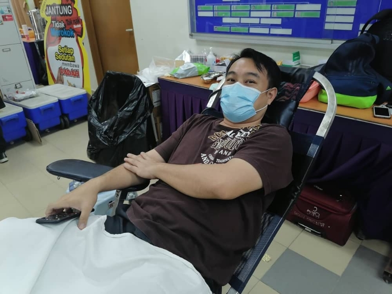 黎锦翰：做足防疫措施，可安心捐血。