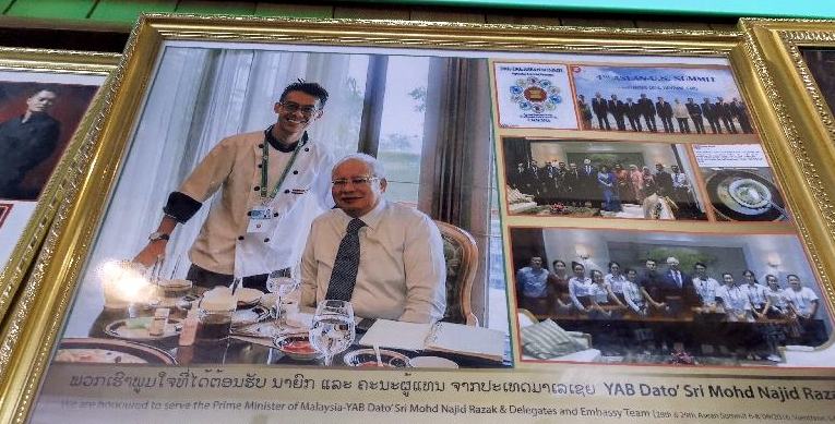 Pow and his team were the exclusive cooks for the Malaysian contingent during the September 2016 Asean Summit. SIN CHEW DAILY