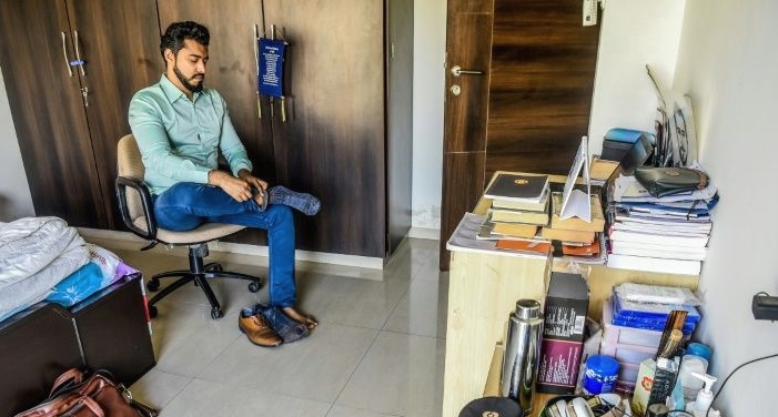 According to research firm EuroMonitor International, India's male grooming industry grew 10% between 2017 and 2018. AFP