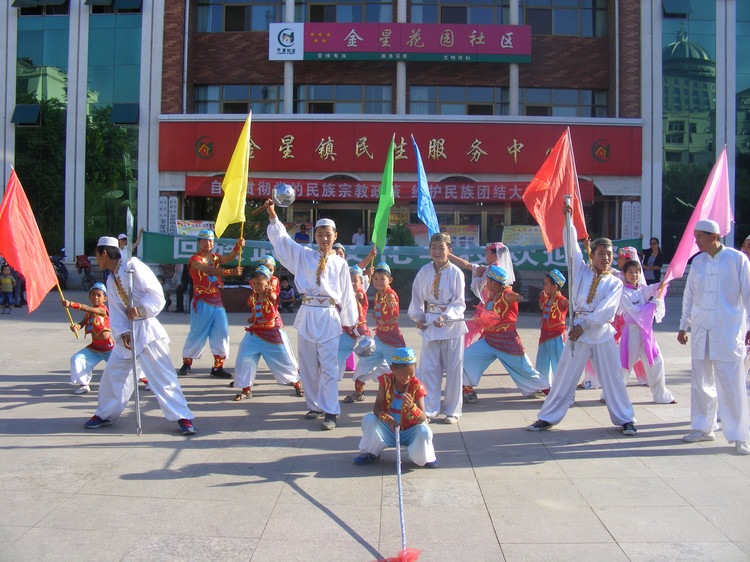 回族武術門派繁多，既有中華傳統武術，也有富於獨特風格的回族武術。