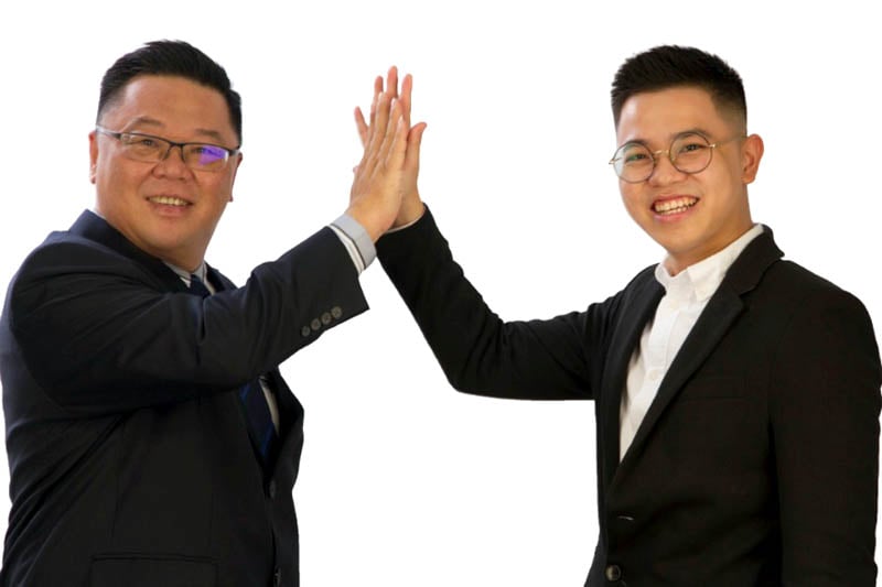 陈德发与儿子陈靖崴有发展宏图大业的默契。