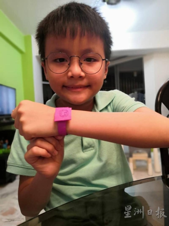 林碧秋大儿子喜欢折纸，最近还要求开设YouTube帐号，分享折纸视频。（受访者提供）
