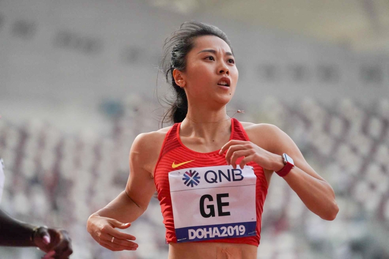 中国22岁女飞人葛曼棋在福州特许赛获得100及200公尺双冠，其中她在200公尺的22.69秒是中国女子选手在过去22年以来最好的成绩。（新华社档案照）
