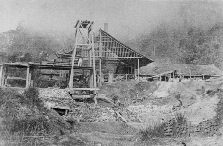 石隆门的金矿场写满血泪史。（图：砂拉越博物院）

