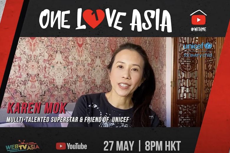 莫文蔚也会加盟《ONE LOVE ASIA》线上演唱会为大家献唱。