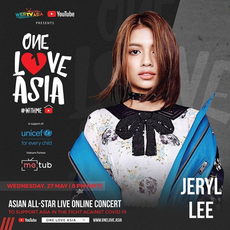 李佩玲也会加盟《ONE LOVE ASIA》线上演唱会为大家献唱。