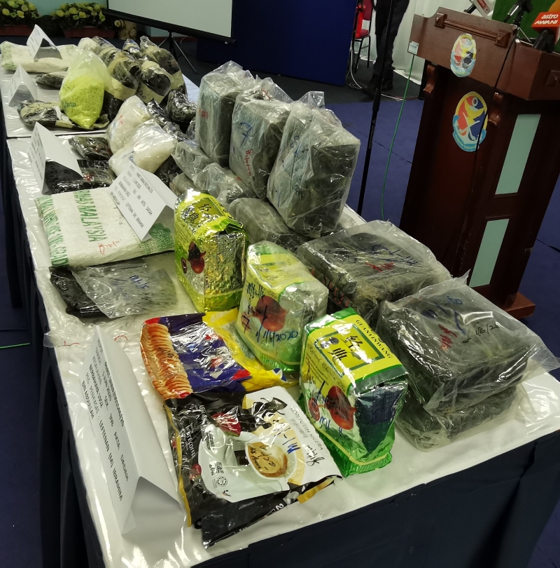 大马海事执法机构柔州执法组今次起获的毒品乃今年里最大宗，总值达267万令吉，搜获的冰毒约24公斤、爱他死约14.7公斤。