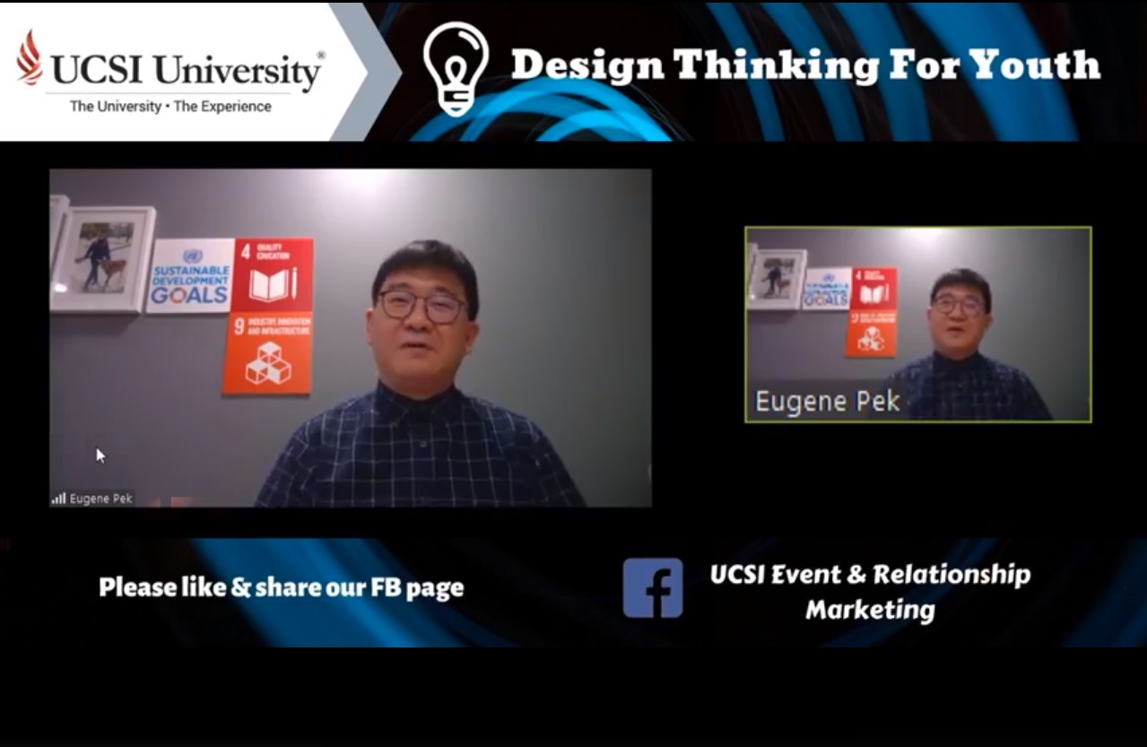 白峻淇博士日前直播讲解“设计思维”（Design thinking）的概念。