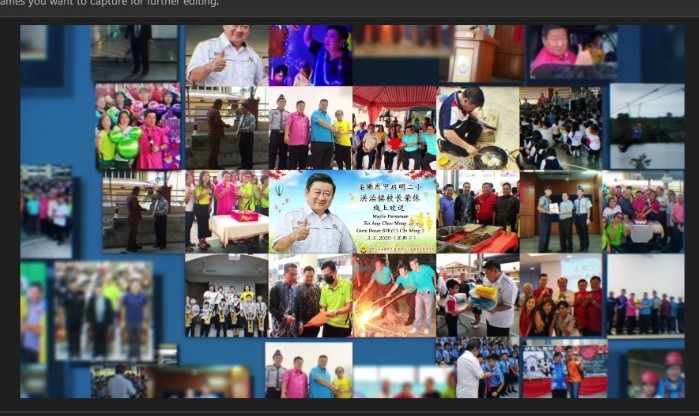 东甲启明二小校方特别制作视频，以线上欢送方式，感谢洪治铭的贡献与付出。