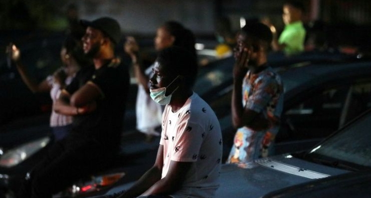 Drive-in theaters have done well in Nigeria's lockdown. AFP