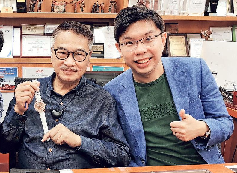 吴孟达（左）获沈慧林（右）邀请创立一个属于他的腕表品牌。