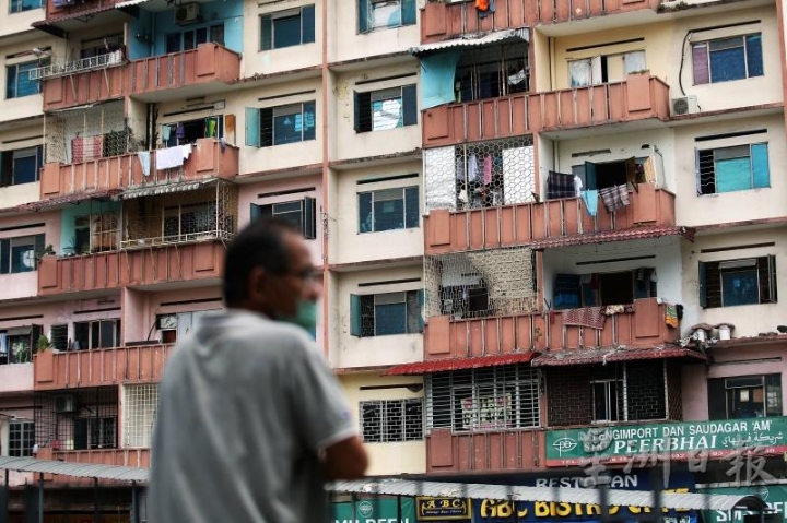 雪兰莪敏申组屋和马来亚组屋大多数住户是移工。