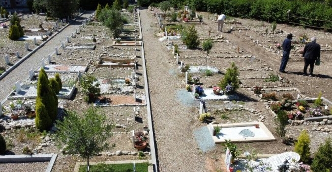 Cemeteries may provide special sections for non-Catholics, like this graveyard in northern Bruzzano. AFP