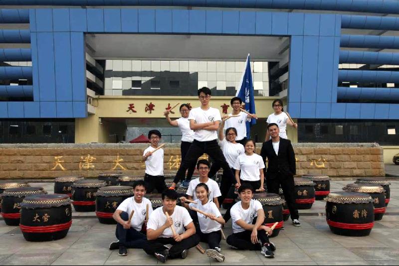 天津大学廿四节令鼓队也是“播种”中国学府的其中一站。