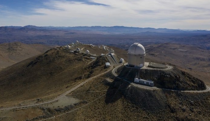 Aerial view of the European Southern Observatory's (ESO) La Silla facility in La Higuera in Chile's Atacama Desert. AFP