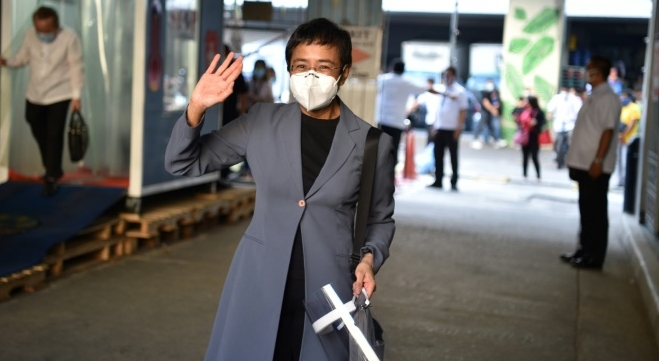 Maria Ressa has vowed to fight after a libel conviction that activists say marks a dangerous erosion of press freedom. AFP