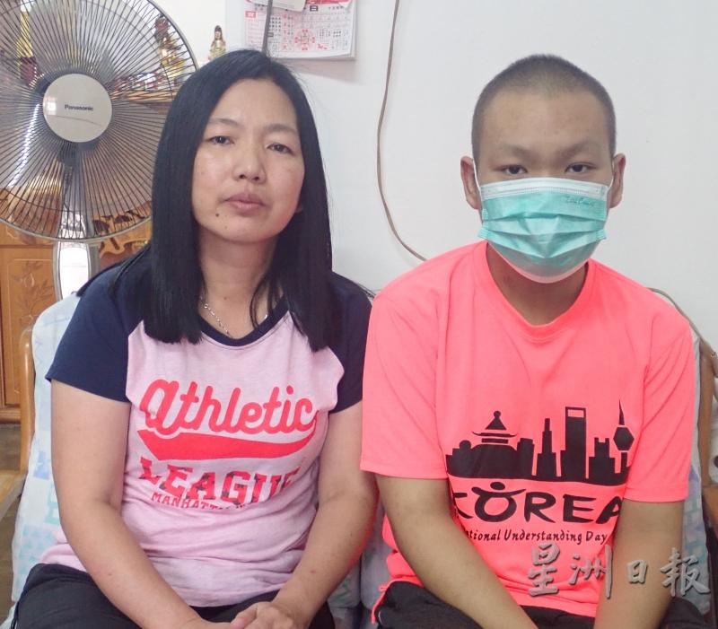 蔡长润不幸患癌，其母亲罗玉媚呼吁各界给予资助。