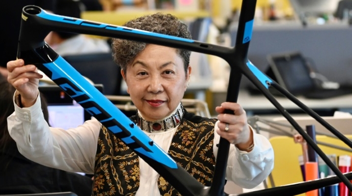 Giant CEO Bonnie Tu hopes the pandemic will encourage people to adopt bikes. AFP