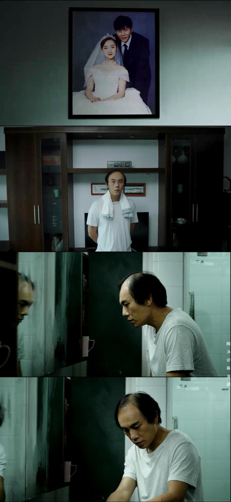 秦昊在新剧《隐秘的角落》里秃头造型过于逼真，吓坏一众网民。