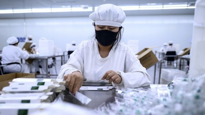 Yisheng plans to recruit up to 50 extra workers for the vaccine effort. AFP