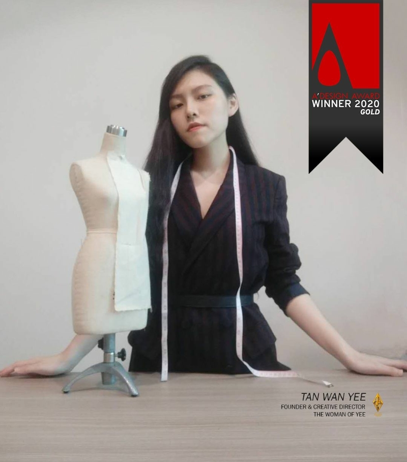 陈婉仪在A’国际设计大赛中荣获金奖，成为了我国第一位该比赛服装设计项目的金奖得主。