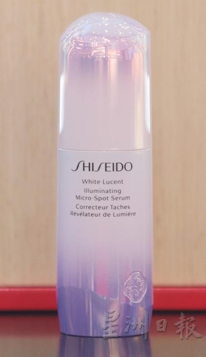 Shiseido White Lucent Illuminating Micro-Spot Serum 激透光亮白淡斑精华   蕴含生长于希腊克里特岛海岸的白彼岸花精华及高效美白成分4MSK的樱花亮肌技术，有助于提升肌肤修复能力，发挥亮肌功效。