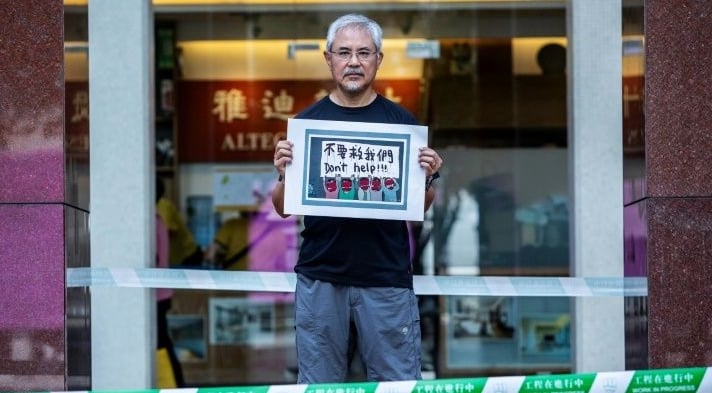 Wong Kei-kwan, one of Hong Kong's most prominent political cartoonists, says Beijing is determined to stamp out comedic dissent. AFP