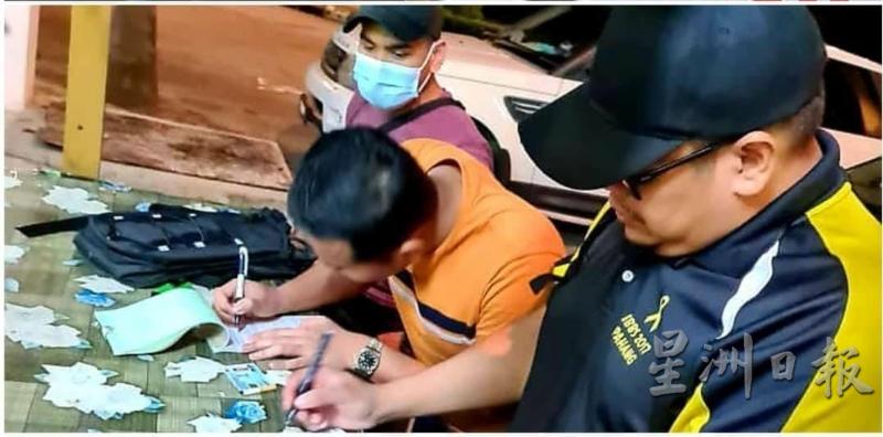 关丹县卫生局不因抗疫而削弱禁烟执法，执法人员随时出动突击餐饮食肆，对违规者发出罚单。
