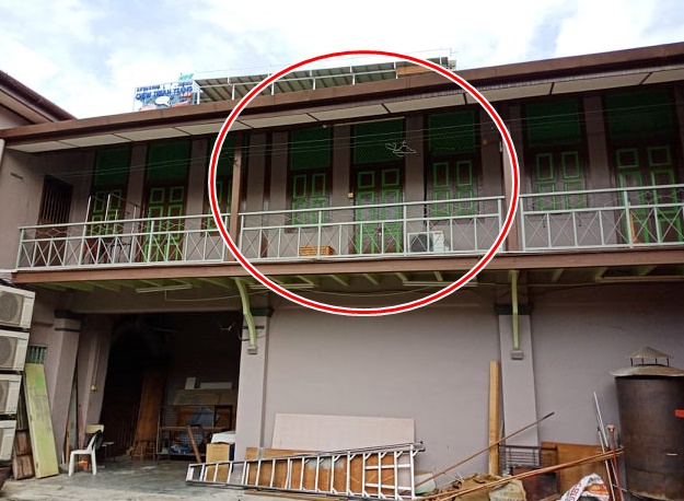 袁杜娣曾住在观音寺二楼的房间，一住就逾40年。