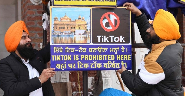 There are an estimated 120 million TikTok users in India. AFP