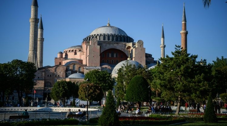 Hagia Sofia in Istanbul has been a church and a mosque and is currently a museum. AFP