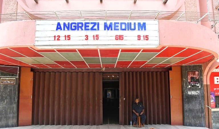 Indian cinemas have been shut for months due to the lockdown. AFP