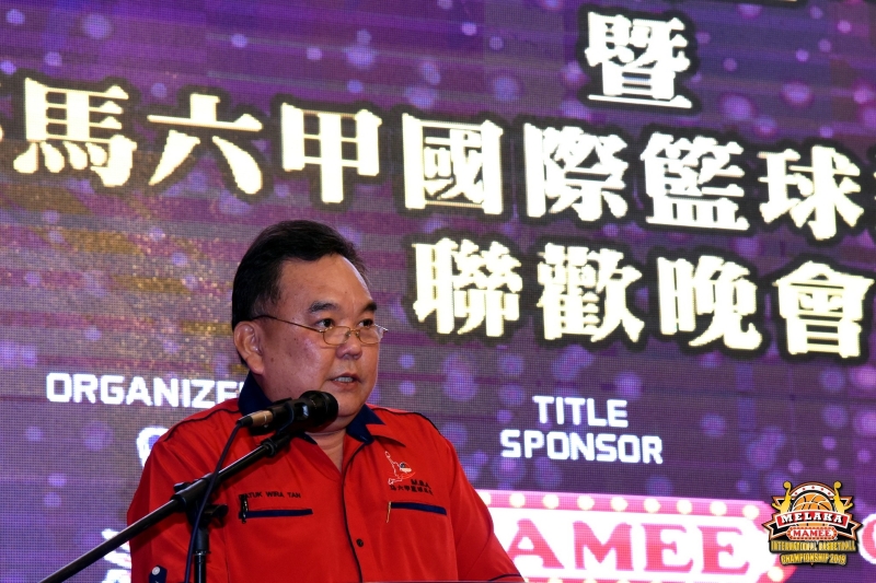 拿督威拉陈江荣局绅表示，一旦他当选大马篮总会长，首要的任务是备战明年的东运会。（马六甲篮总脸书照）