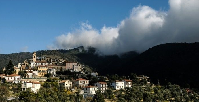 The village of Seborga lies in northwestern Italy. AFP