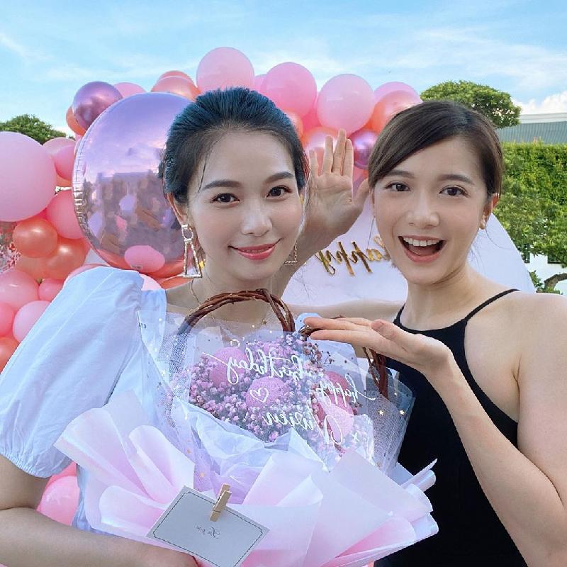 杨秀惠和林宣妤同在今年选择不跟TVB续约，并谢谢林宣妤特地从吉隆坡过来新山陪她过生日。