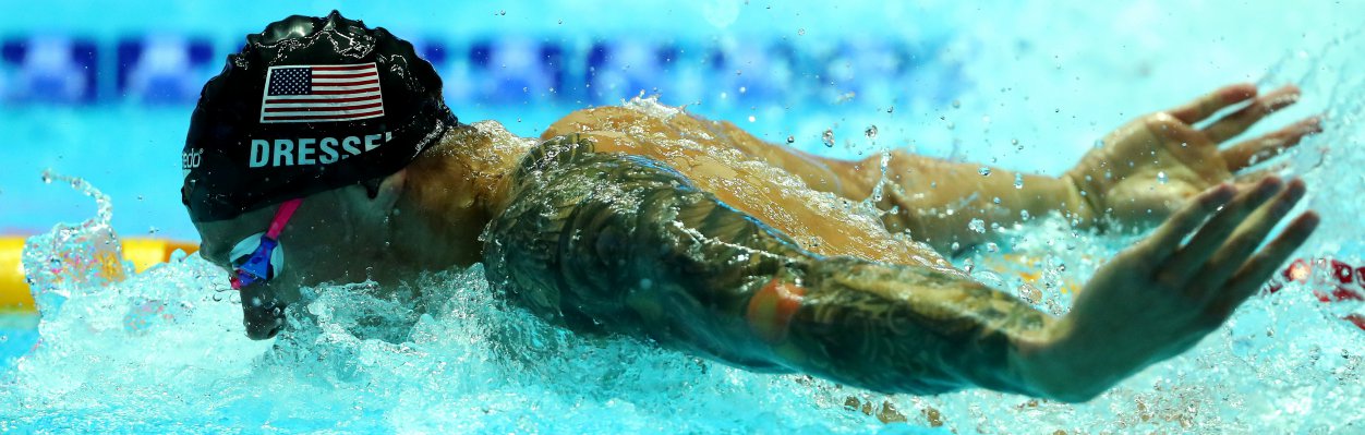 東奧游泳賽項將於7月24日至8月5日進行，德雷塞爾能否延續此前2屆世錦賽豪奪13金氣勢，成為“後菲爾普斯”時代奧運男子游泳霸主，將是一大焦點。（蓋帝社檔案照）