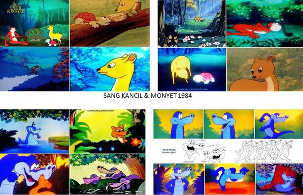 大马动画之父”哈山慕达立在80年代操刀的《Sang Kancil》系列，是大马最早的2D动画短片。