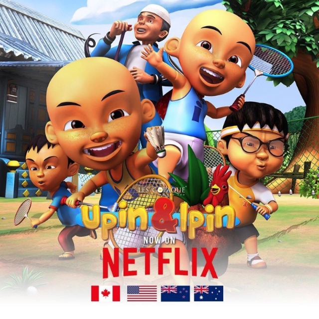 《Upin-Ipin》动画片集早在Disney Channel Asia播映时就成功攻占亚洲市场，去年成功登陆Netflix，并让加拿大、美国、纽西兰和澳洲观众皆有机会感受这两位光头小伙子的魅力。