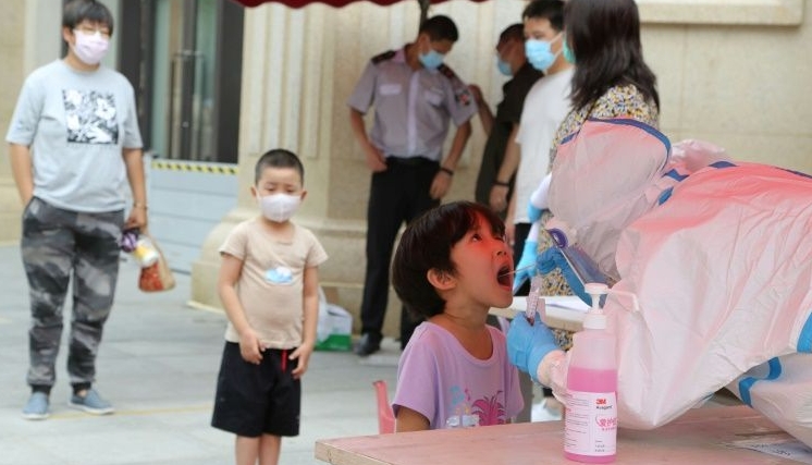 Dalian has been carrying out mass testing of the port city's residents after a cluster of coronavirus cases was discovered last week. AFP