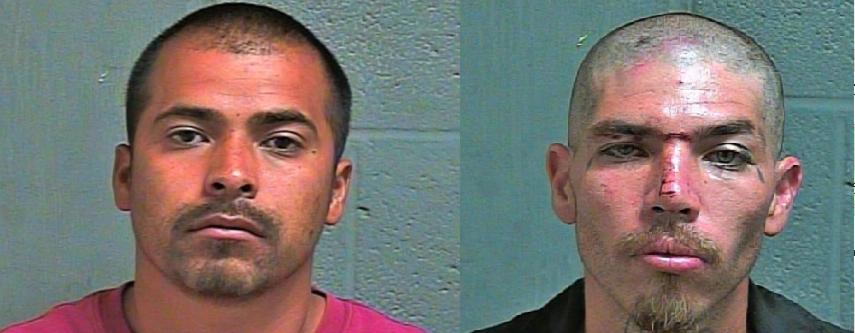 罗布勒多（右）与狱友赫尔南德兹谋划越狱。
