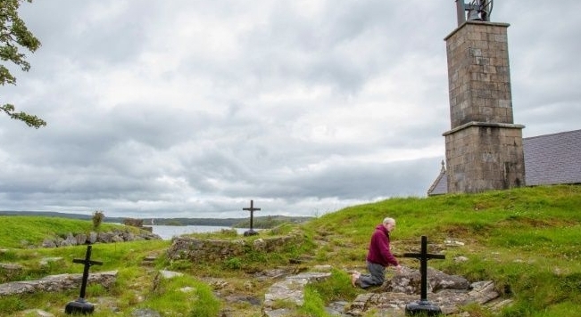 Lough Derg dates from the 5th century as a place of Christian pilgrimage and is said to be the place where St. Patrick 'saw' the gates of hell. AFP