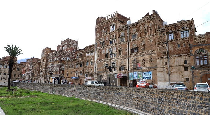 UNESCO-listed buildings in the old city of Sana'a, the capital of Yemen. AFP